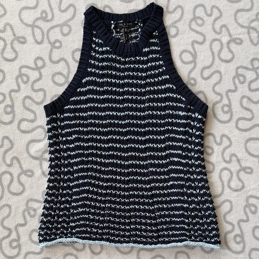 Rag & Bone Daniela Crochet Sweater Tank